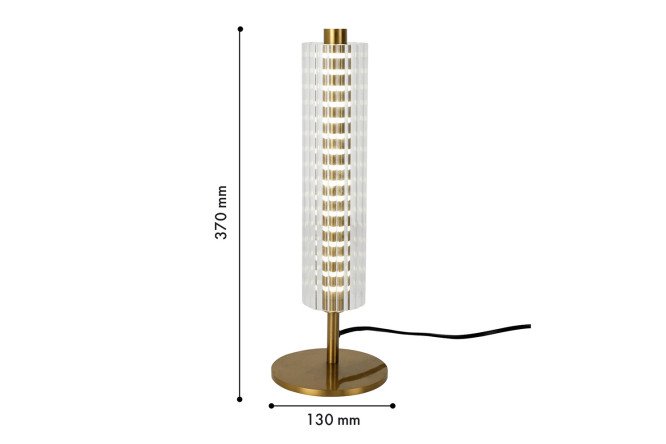 Cветильник настольный LED FAVOURITE Pulser LED, 13x37x13 см