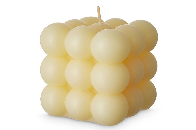 Изображение товара Свеча 8 см без аромата из парафина для декора и праздников