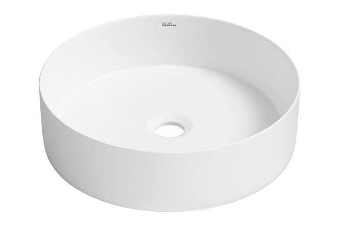 Изображение товара Накладная раковина Coax 323504000 30х10х30 см фарфор белый матовый