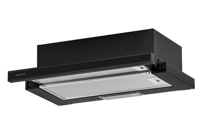 Изображение товара Настенная вытяжка KRONAsteel Kamilla 600 GLASS BLACK 60х17,7х30,5 см