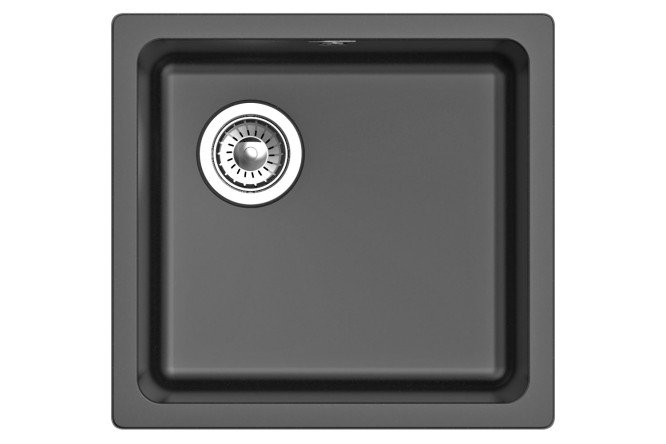 Изображение товара Врезная кухонная мойка RIVELATO Berkana BK-45 из кварца 48.5x45.5 см