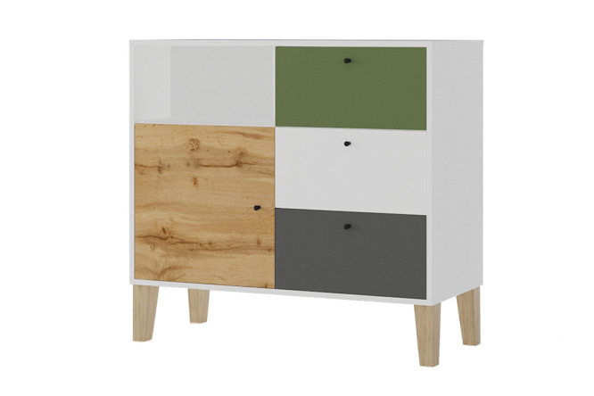 Изображение товара Комод Story 100x94x47 см из ЛДСП для спальни и гостиной