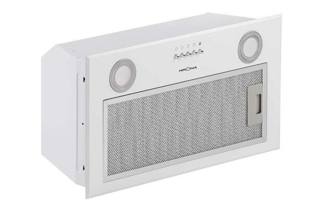 Изображение товара Вытяжка KRONAsteel Asta 600 white PB цвет белый, 52.5х25.1х29.1 см