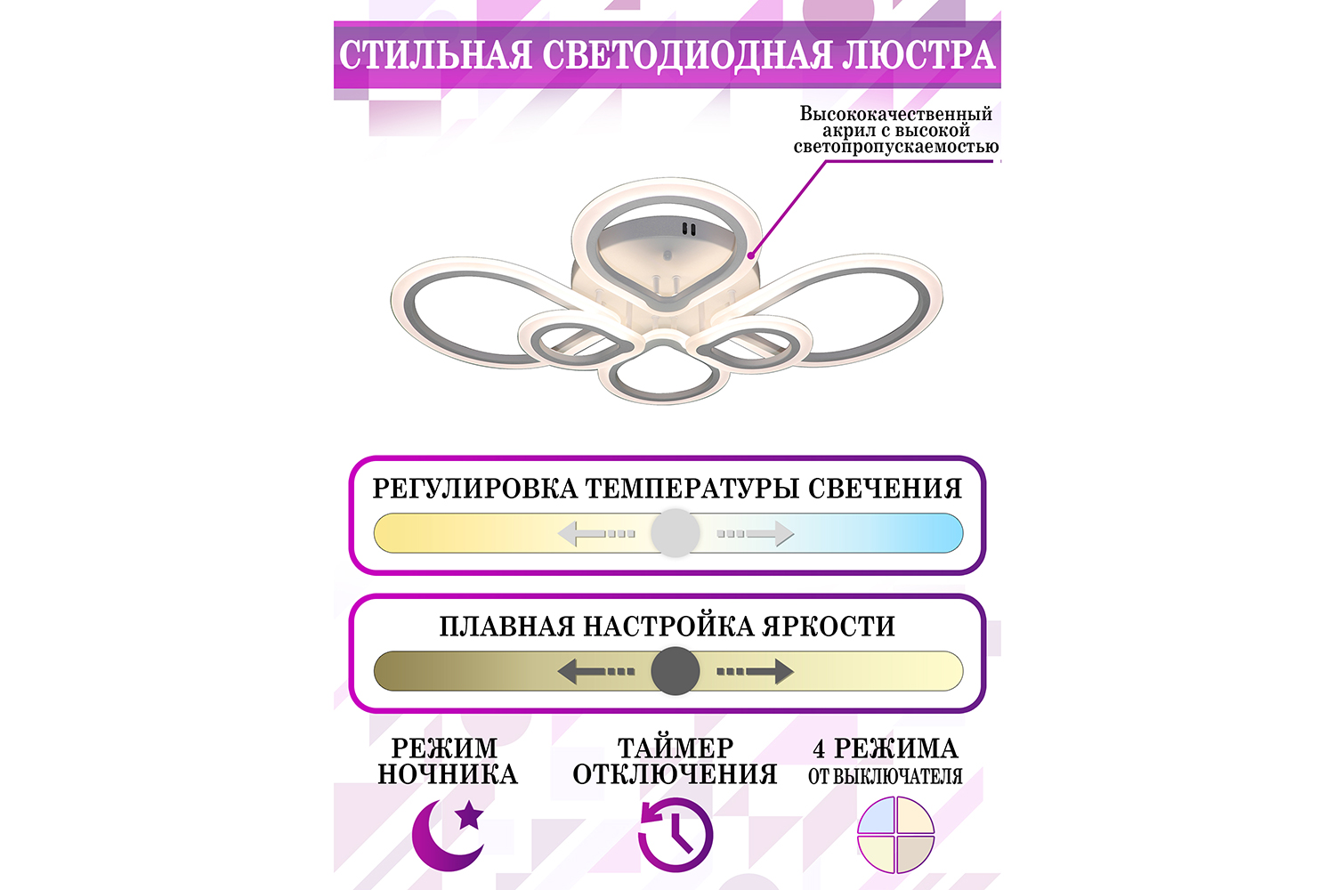 фото Светильник потолочный led innovation style natali kovaltseva