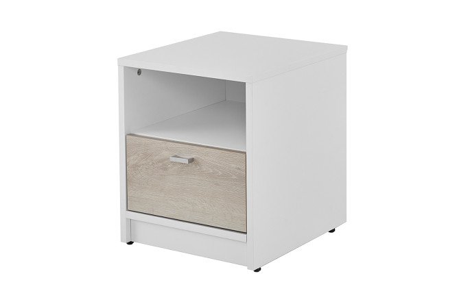 Изображение товара Тумба с нишей SCANDICA Vendela из ЛДСП, современный дизайн, размеры 35,2х43,8х40,5 см