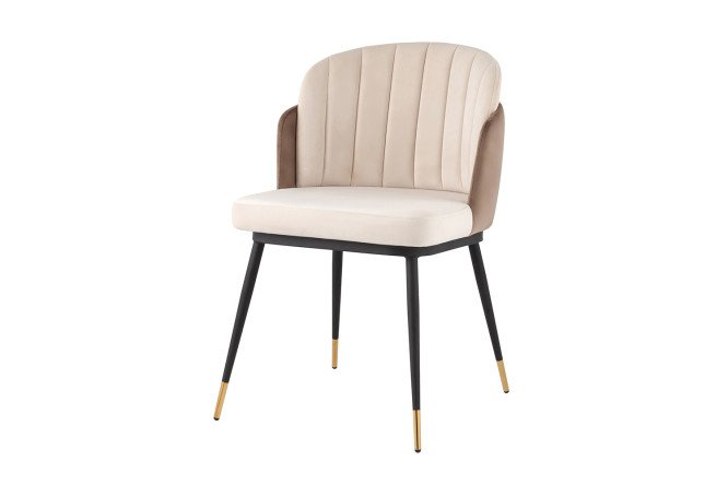 Изображение товара Стул Пенелопа с велюровой обивкой и металлическими ножками