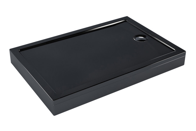 Поддон универсальный MELODIA DELLA VITA Square MTYSQ12080Bk 120х13х80 см