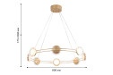 Люстра подвесная FAVOURITE Yo-Yo 13 кв.м., LED, 80 см