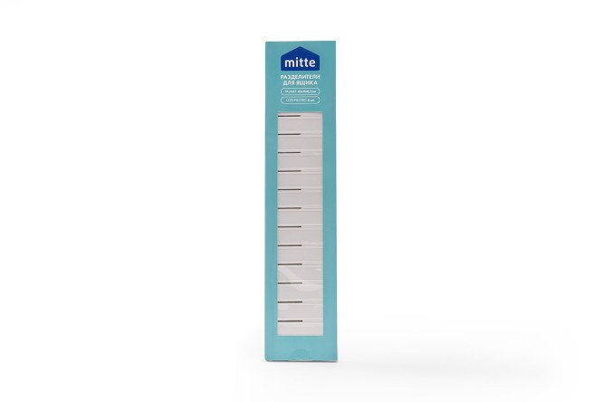 Изображение товара Разделители для ящика MITTE 23HDL0203-L05 43x9x0,2 см белые