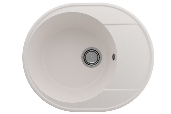 Изображение товара Мойка ULGRAN Quartz Nora 585-01 с крылом 48.5х58.5 см для кухни