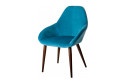 обивки: синий, ножек: тёмный орех