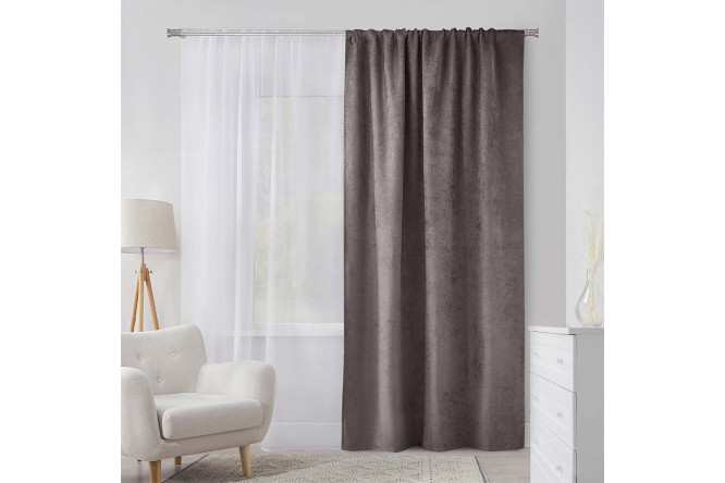 Изображение товара Штора ESTUDI BLANCO Deli 180x280 см серого цвета