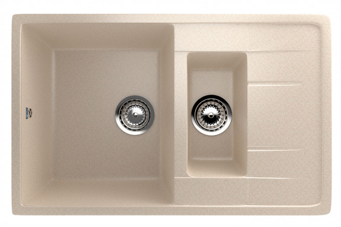 Изображение товара Мойка с крылом ULGRAN U-205 77х49.5х19.5 см