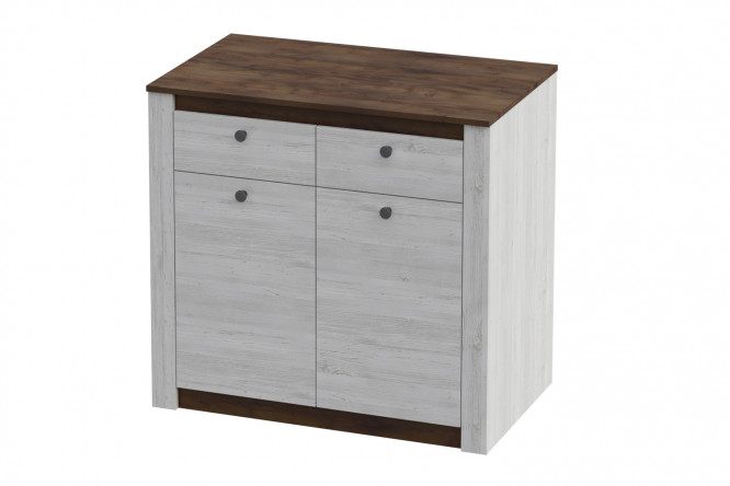 Изображение товара Тумба Даллас с 2 дверцами и 2 ящиками 95x90x40 см