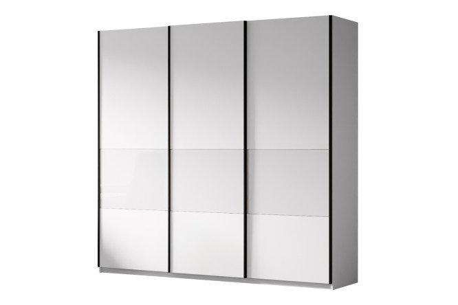 Изображение товара Шкаф-купе 3-дверный Magnus 240х230 см, белый глянец, белый снег