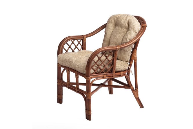 Изображение товара Кресло Маркос цвет каркаса миндаль матовый, мягких элементов бежевый