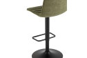 Стул барный Stool Group Tyler 45х85.5х49.5 см, цвет обивки зелёный, ножек чёрный