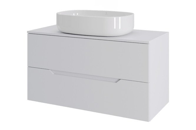 Изображение товара Тумба подвесная ORANGE Line 100 Li-100TuwMDF+B08-600W 100.5 см