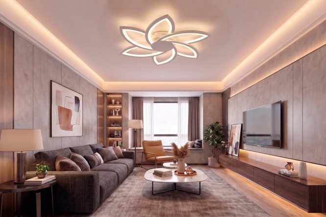Люстра Natali Kovaltseva High-tech LED lamps 24 кв.м., 72x10x72 см, LED