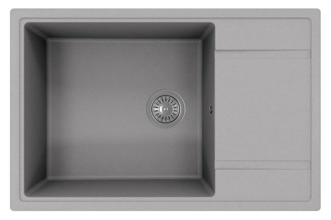 Изображение товара Врезная мойка Липси 780 XL кварцевый композит с крылом 78х51х21.7 см