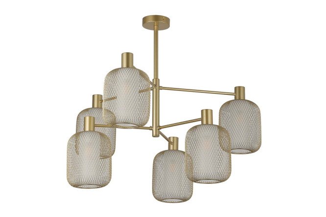 Изображение товара Люстра потолочная FAVOURITE Tokri 78.5x60x78.5 см E14 стильное освещение