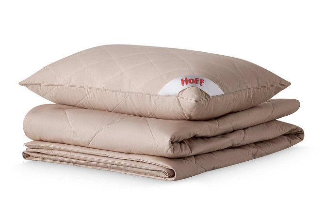 Подушка HOFF Premium wool 50х70 см, Полиэфирное волокно