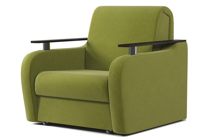 Изображение товара Кресло-кровать Гранд Д с механизмом аккордеон выдвижное велюр дизайн уют moderno