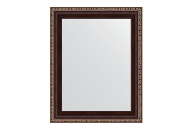 Изображение товара Настенное зеркало в багетной раме EVOFORM Махагон 39х49 см с орнаментом