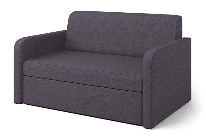 Изображение товара Диван-кровать Куба серый 125x74x78 см для гостиной и спальни