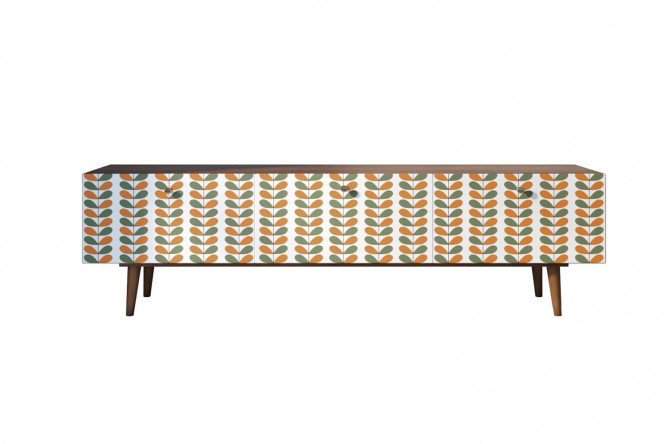 Изображение товара Тумба под TV Berber 180x50x45 см коричневая современная мебель