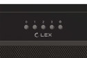 Вытяжка LEX Hyper 600 Light BBL цвет чёрный, 52 см