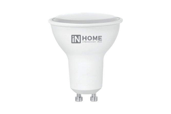 Лампа светодиодная IN HOME LED-JCDRC-VC GU10, 8W, Рефлектор, 3000 К, Тёплый
