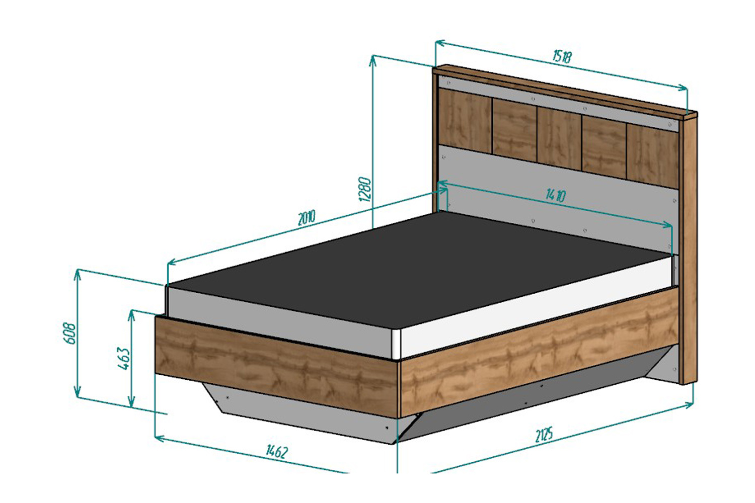 размеры двуспальных кроватей и матрасов