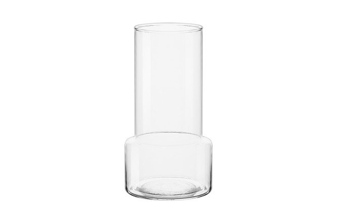 Изображение товара Ваза KMV23023 C 20 см из стекла прозрачная для декора и цветов