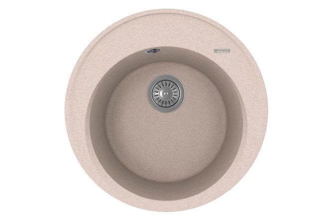 Изображение товара Врезная кухонная мойка Лацио 510 из кварцевого композита 51х51х21.7 см