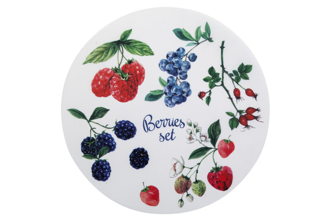 Изображение товара Индивидуальная салфетка с ярким дизайном Ягоды 35x0,3x35 см