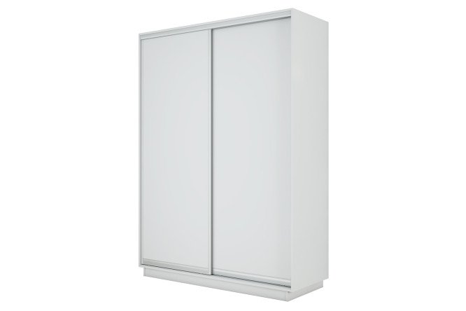 Изображение товара Двухдверный шкаф-купе Slide-2 160х220х60 см белый серебро