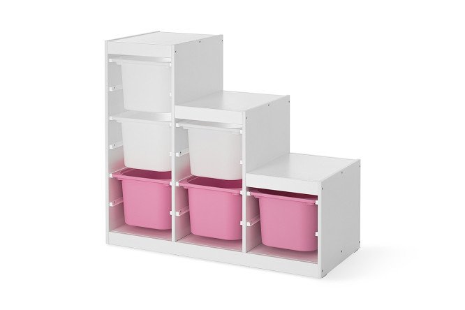 Изображение товара Стеллаж Макс с контейнерами 99х91х44 см для хранения и организации
