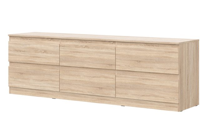 Изображение товара Тумба для ТВ Stern с 6 ящиками и матовым покрытием фасада