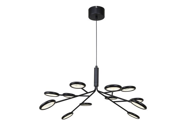 Изображение товара Подвесная люстра FAVOURITE Mugs 10 кв.м. LED 65 см схема монтажа