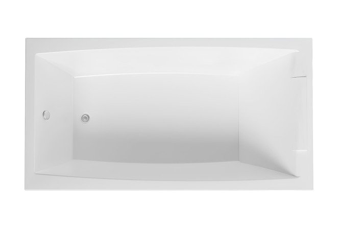 Изображение товара Ванна пристенная Marka One Aelita универсальный, белый 170x90 см