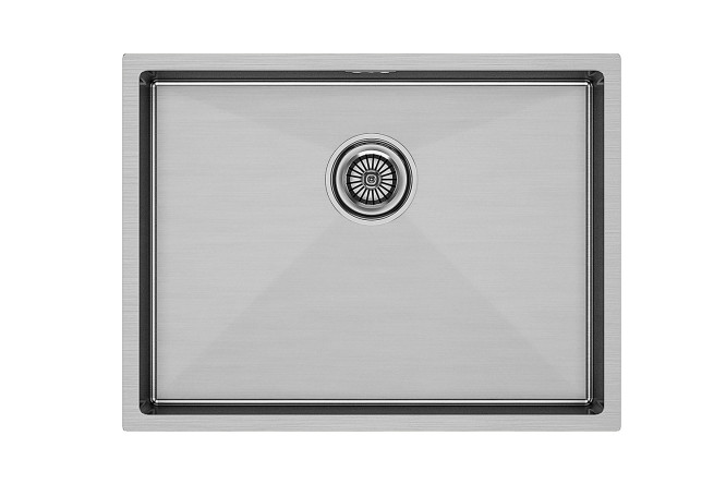 Изображение товара Врезная мойка PAULMARK Next 58 UNI PM215844-BS из нержавеющей стали 58х44х20 см