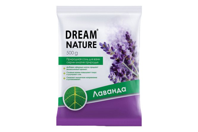 Изображение товара Соль для ванны Лаванда 500 г расслабляющая и ароматическая