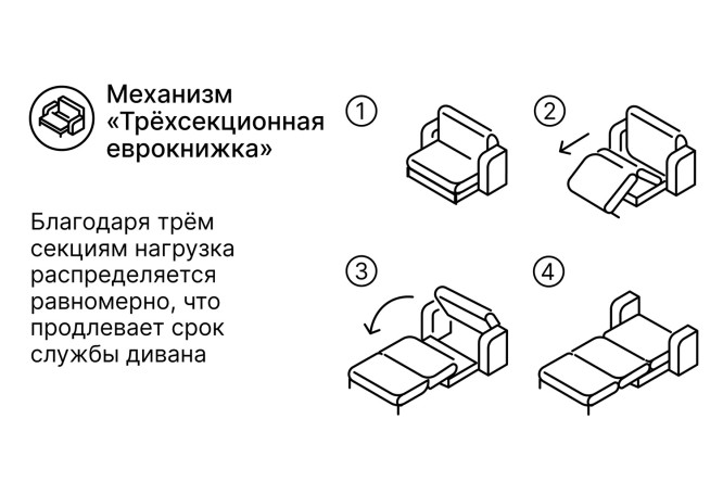 Диван-кровать SCANDICA Матиас мини