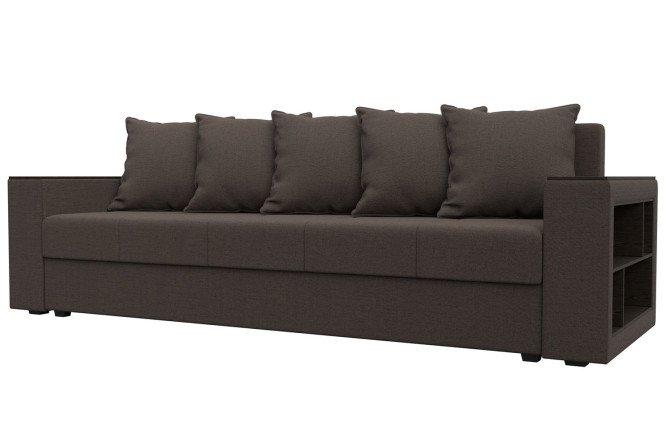 Изображение товара Диван-кровать Эмират Лайт с полками справа практичный и удобный