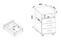 Тумба КТ-12 белая 40.4х67.4х57.1 см