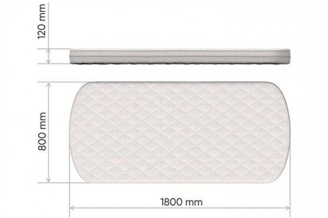 Матрас для кровати Kidi soft 80х180 см