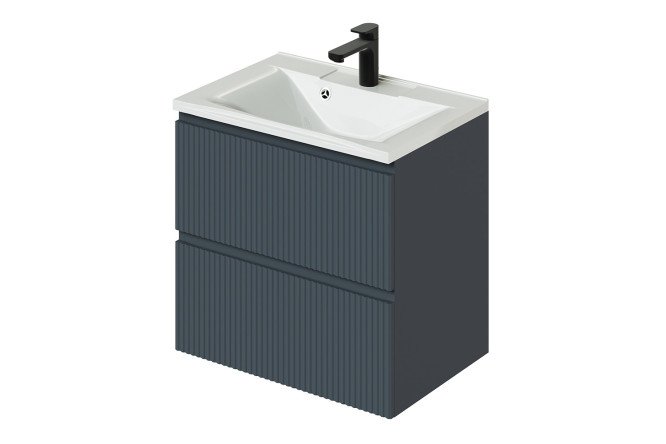 Изображение товара Тумба подвесная Kate 65 64.2 см, цвет каркаса антрацит, фасада антрацит