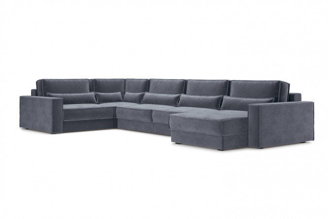 Изображение товара Модульный диван-кровать Морган с механизмом пантограф размеры 441х87х241 см