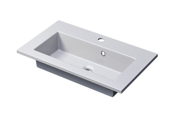 Изображение товара Раковина встраиваемая сверху Aurora 60 RAurora60wg, размеры 60х14.5х36 см